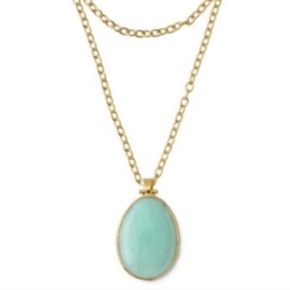 :: Stella & Dot Reversible Sanibel Necklace Gold - Picture 8 of 8
